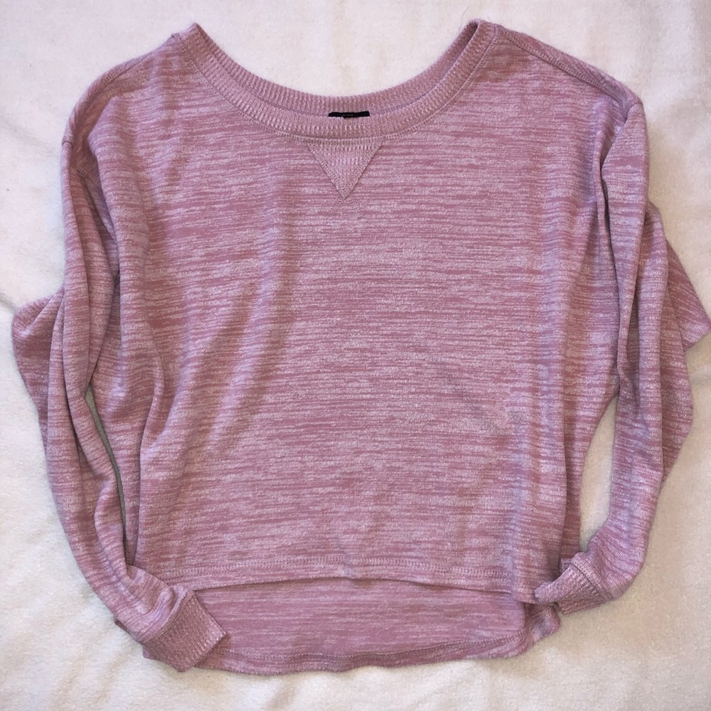 Ardene dolman sleeve pullover sweater. Pink, S. - Picture 5 of 15